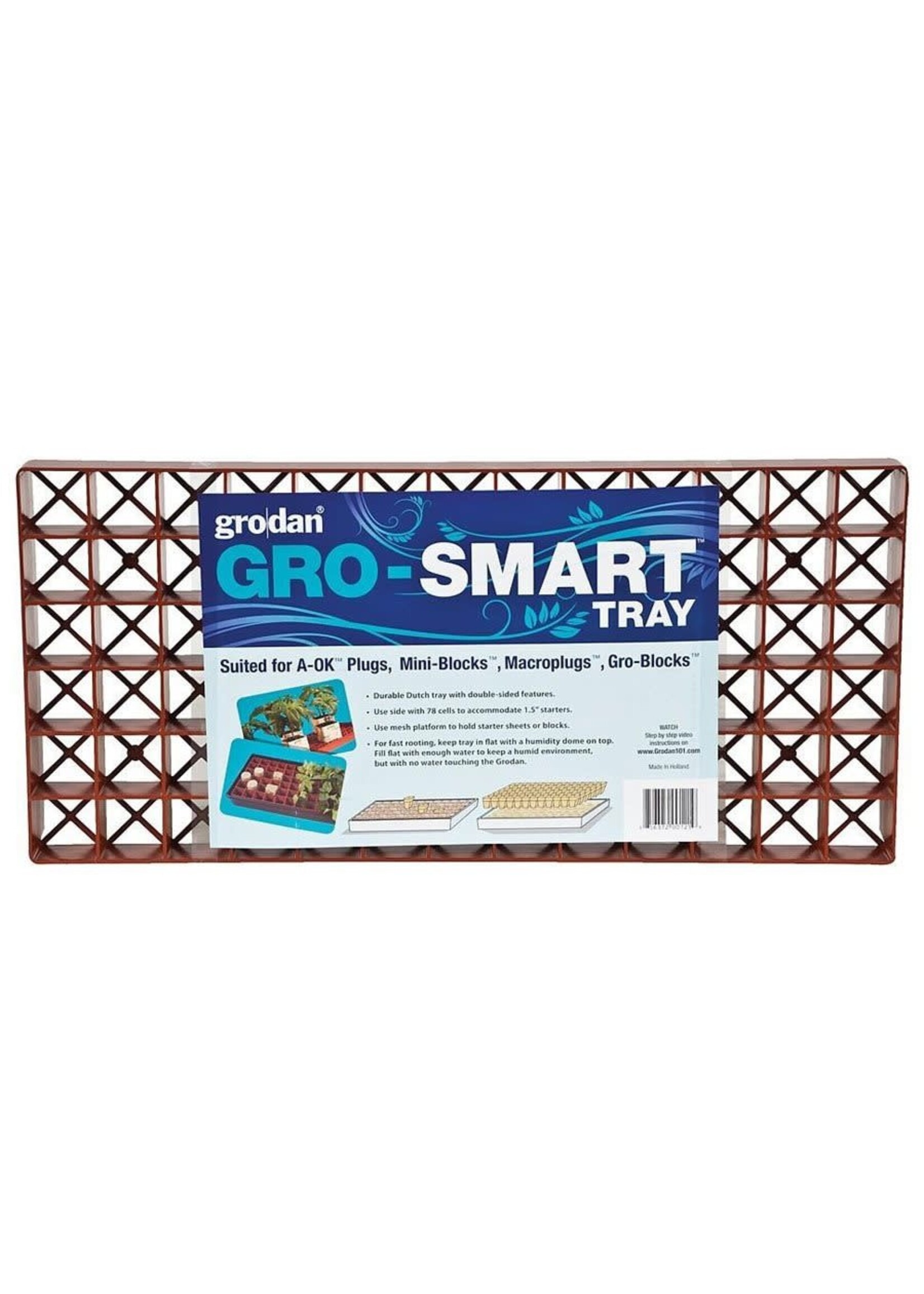 Grodan GRODAN GRO-SMART TRAY DOUBLE SIDED 78 CELLS