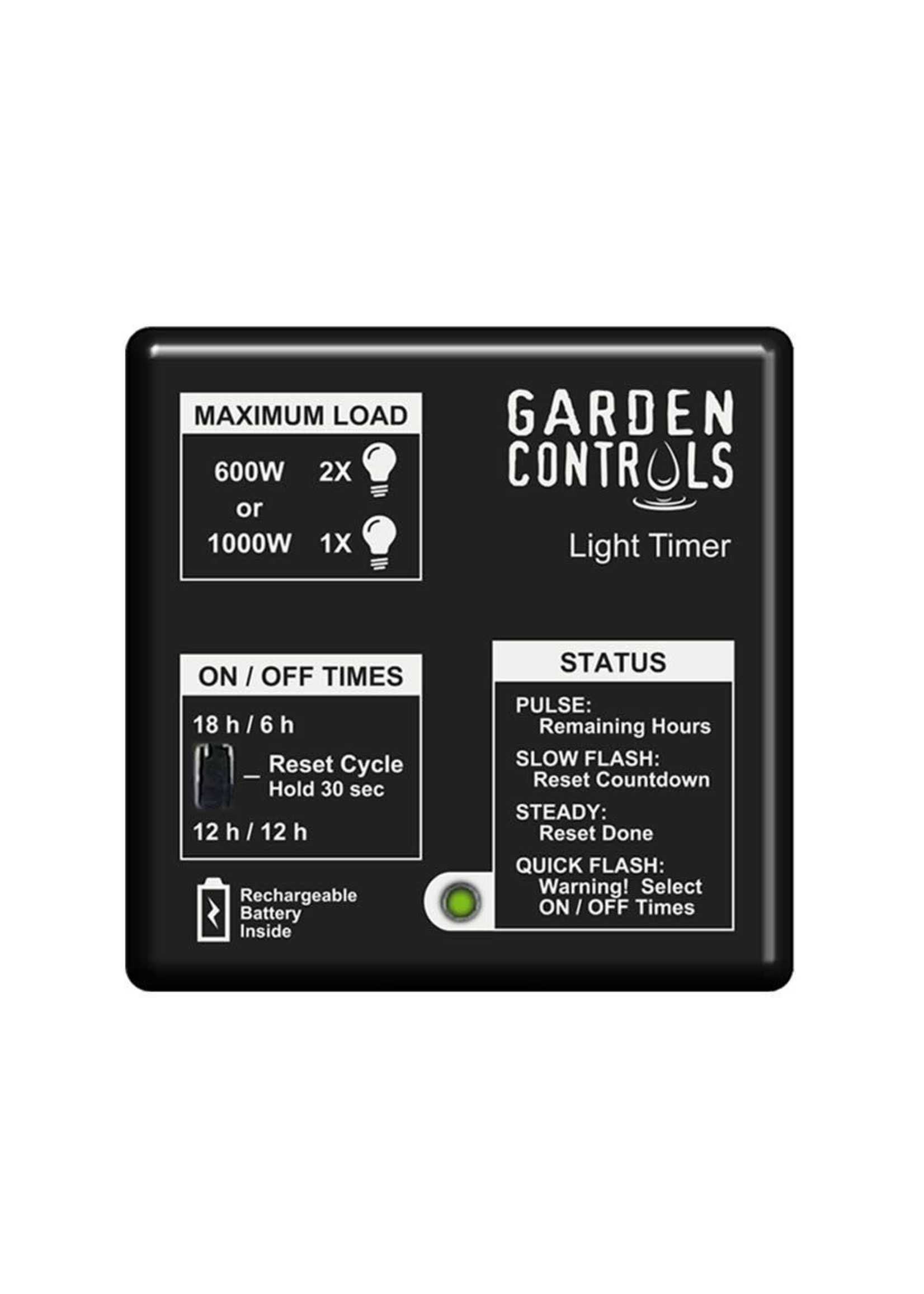 GARDEN CONTROLS GARDEN CONTROLS LIGHT TIMER