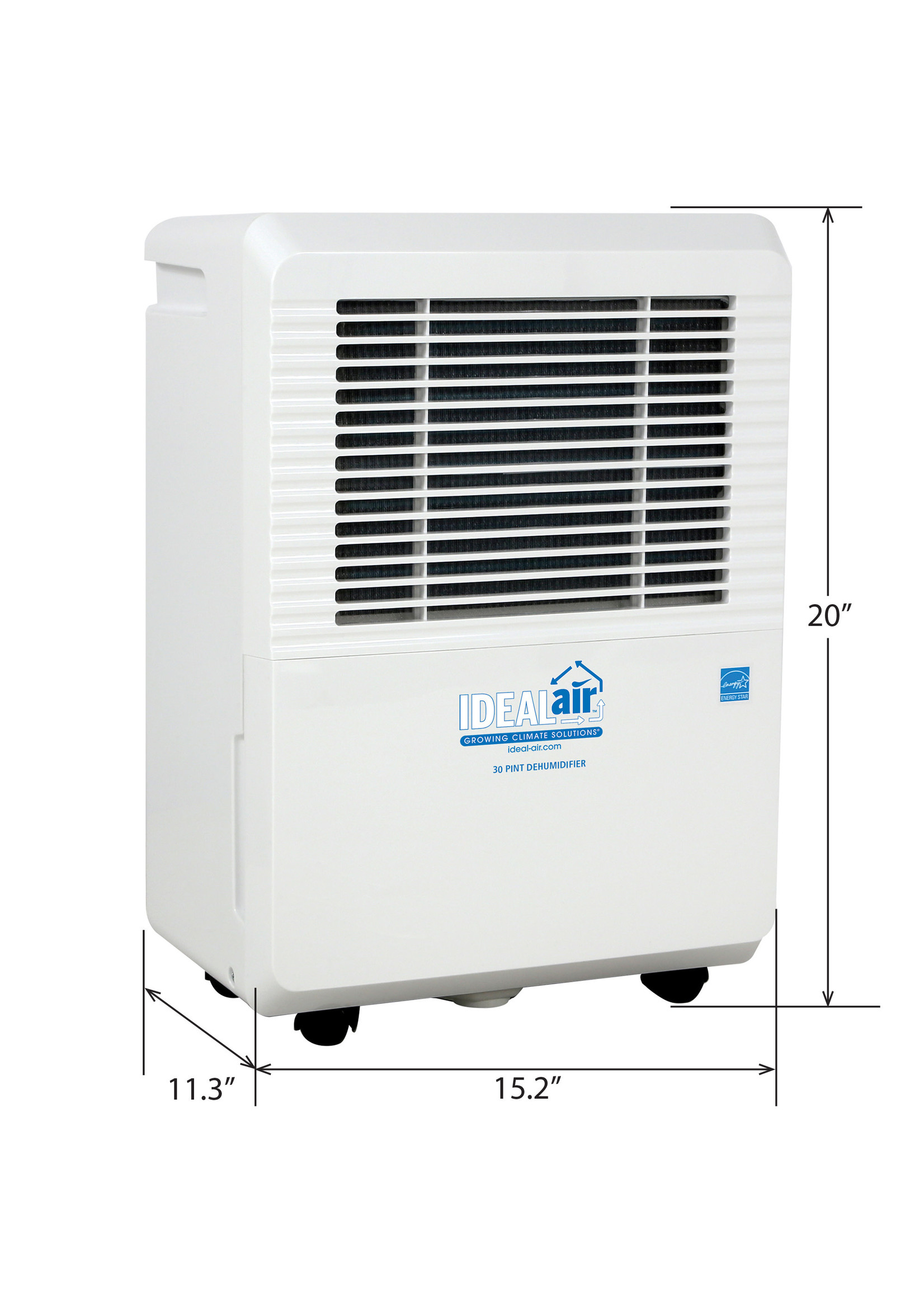Ideal-Air Dehumidifier 50 PINT Up to 80 Pints Per Day