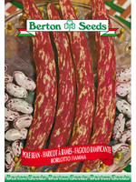 Berton Seeds Pole Bean -Borlotto Fiamma