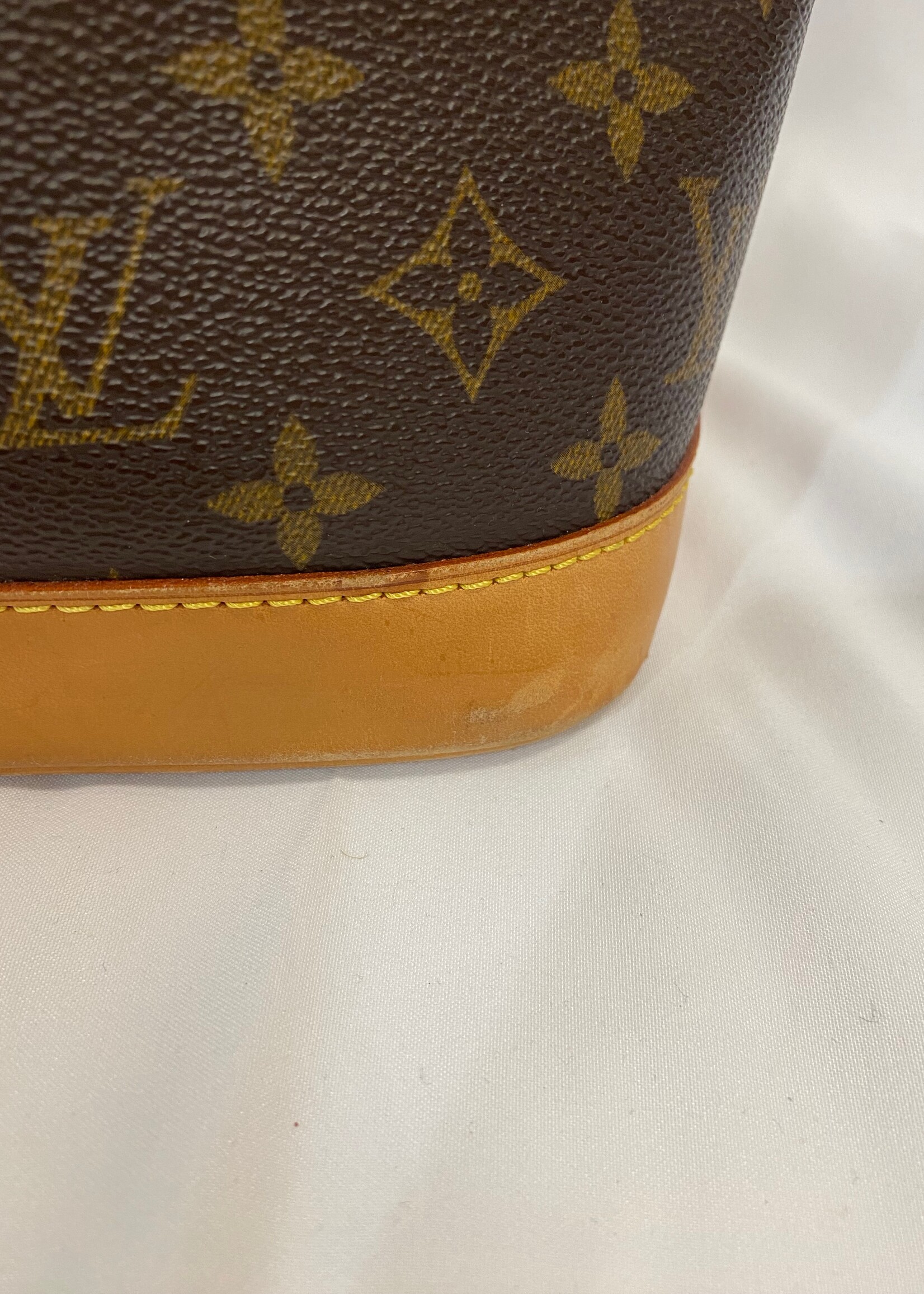 Louis Vuitton Louis Vuitton Brown Monogram Calfskin Leather