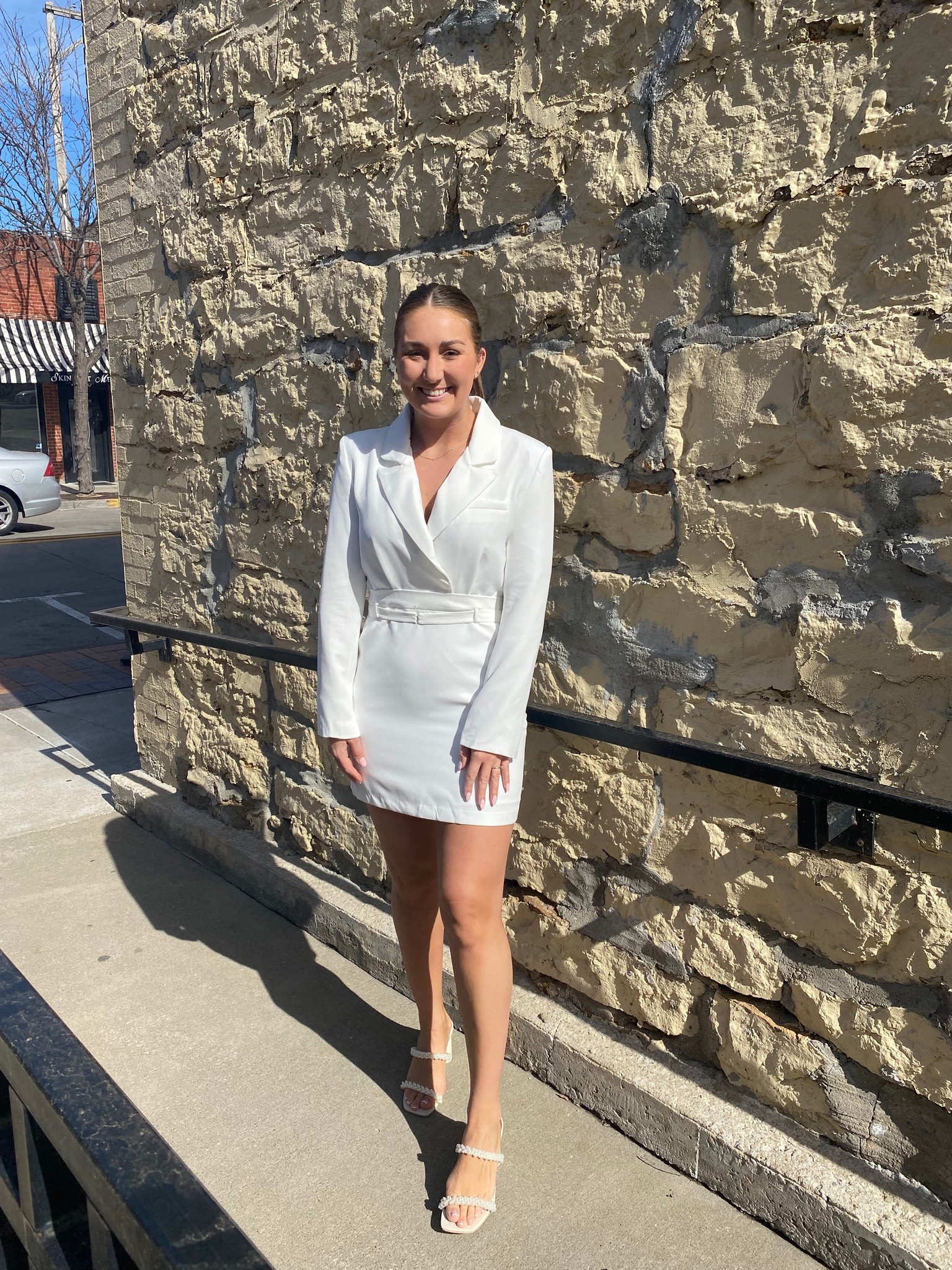 Kookai white deals blazer dress