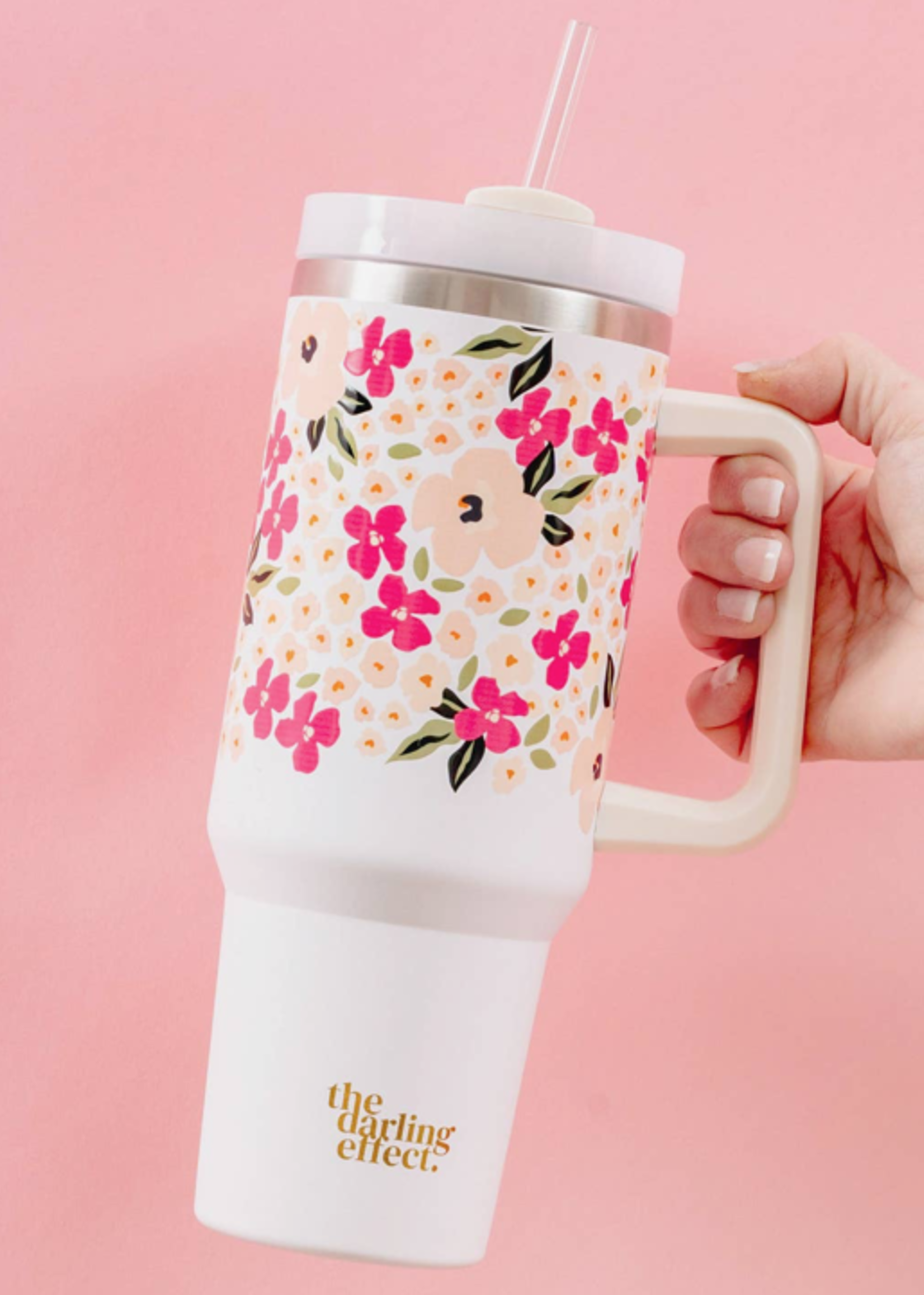 The Darling Effect Take Me Everywhere Tumbler - Lively Flora