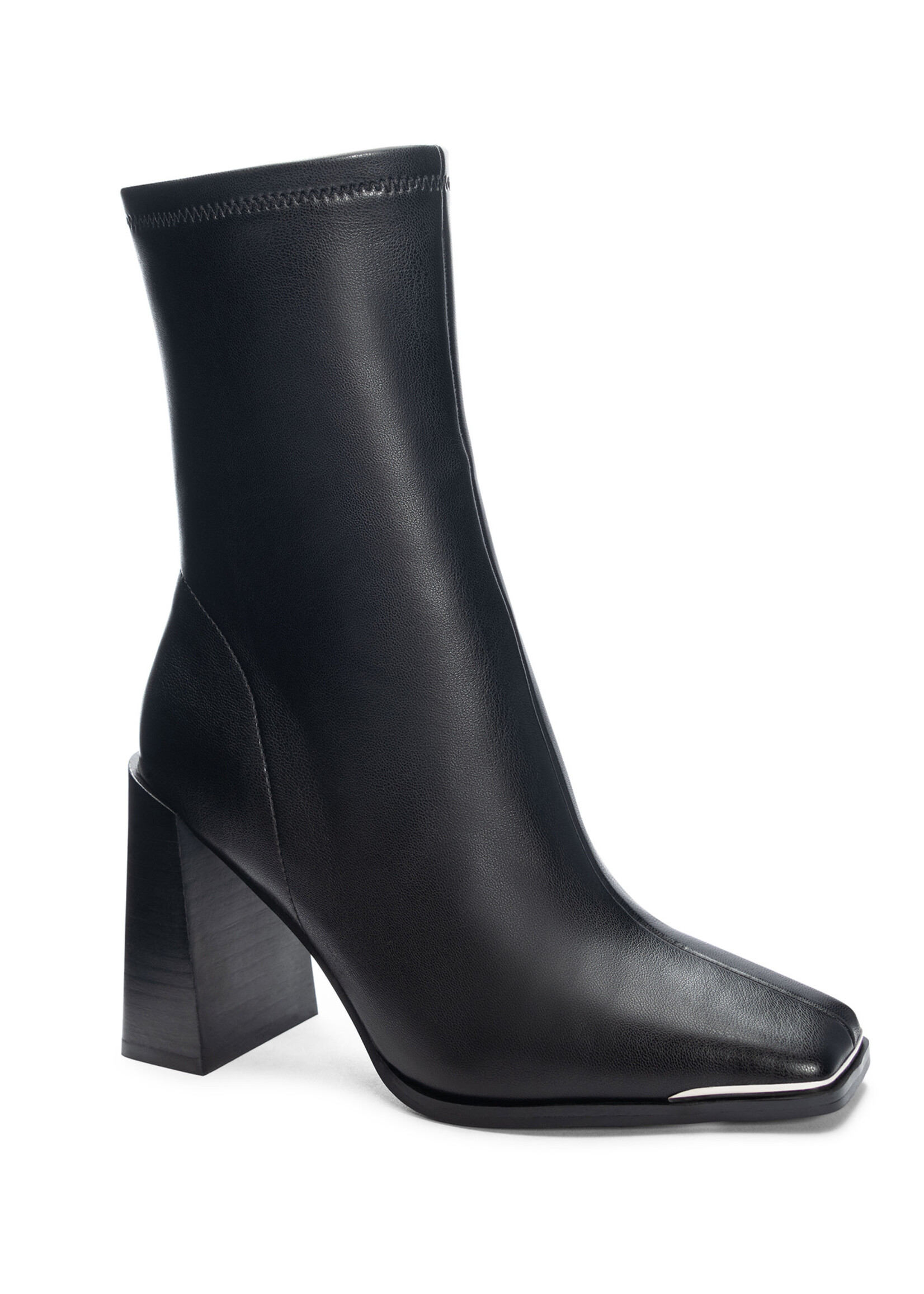 Marvin Stretch Heeled Bootie