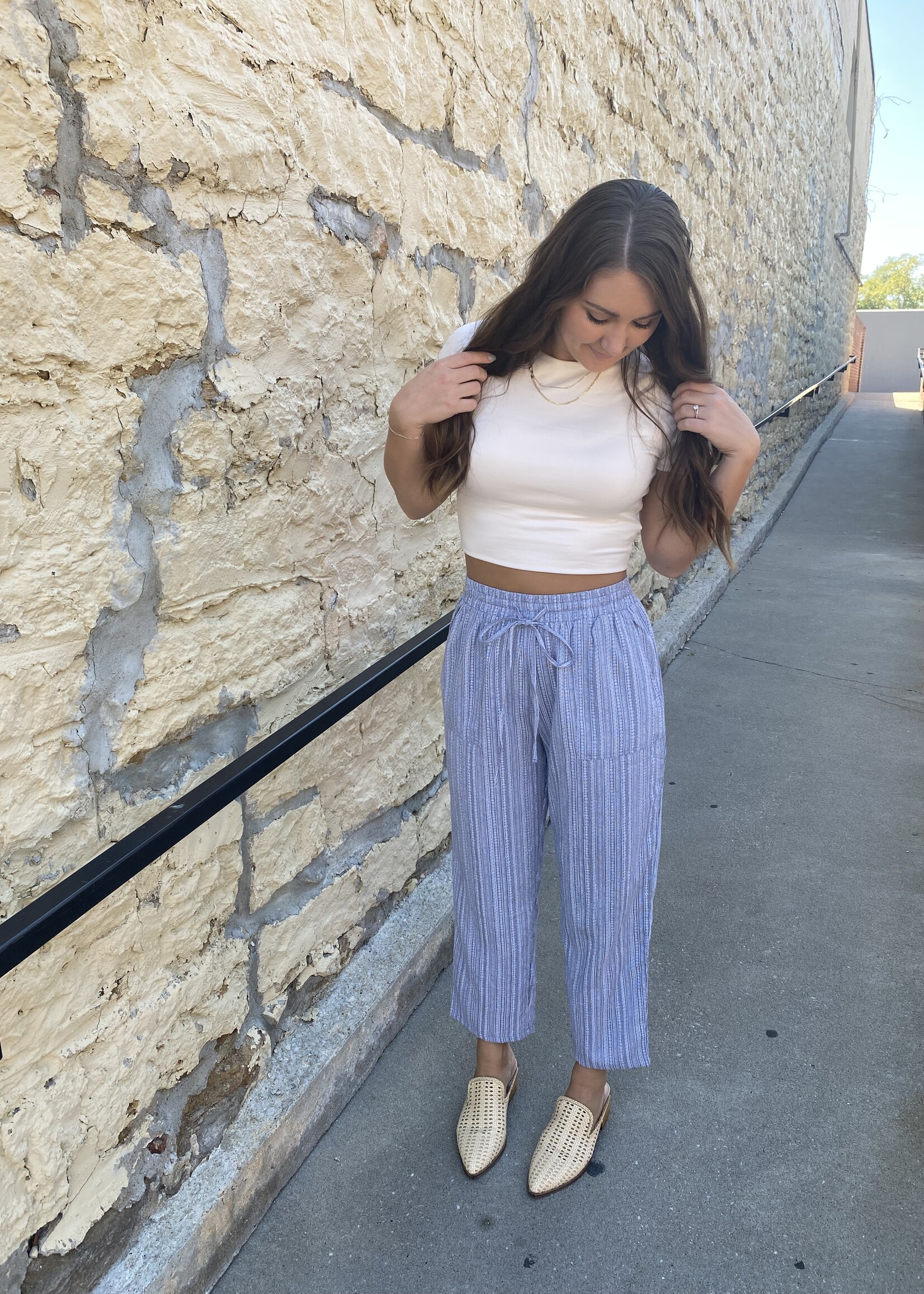 Boho Cotton Ankle Length Pants