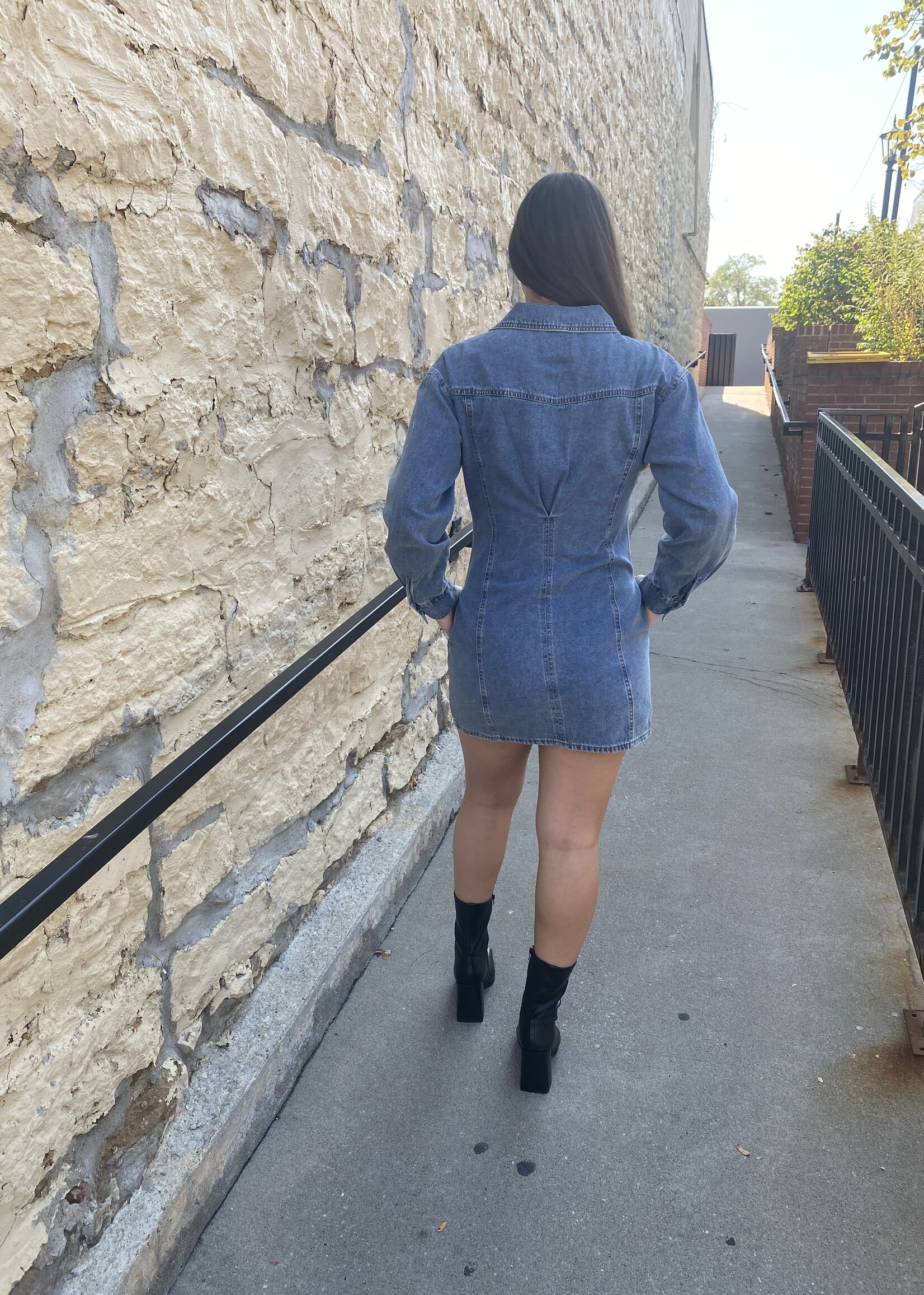 Denim Utility Dress