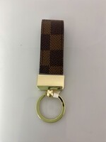 Repurposed LV Damier Keychain