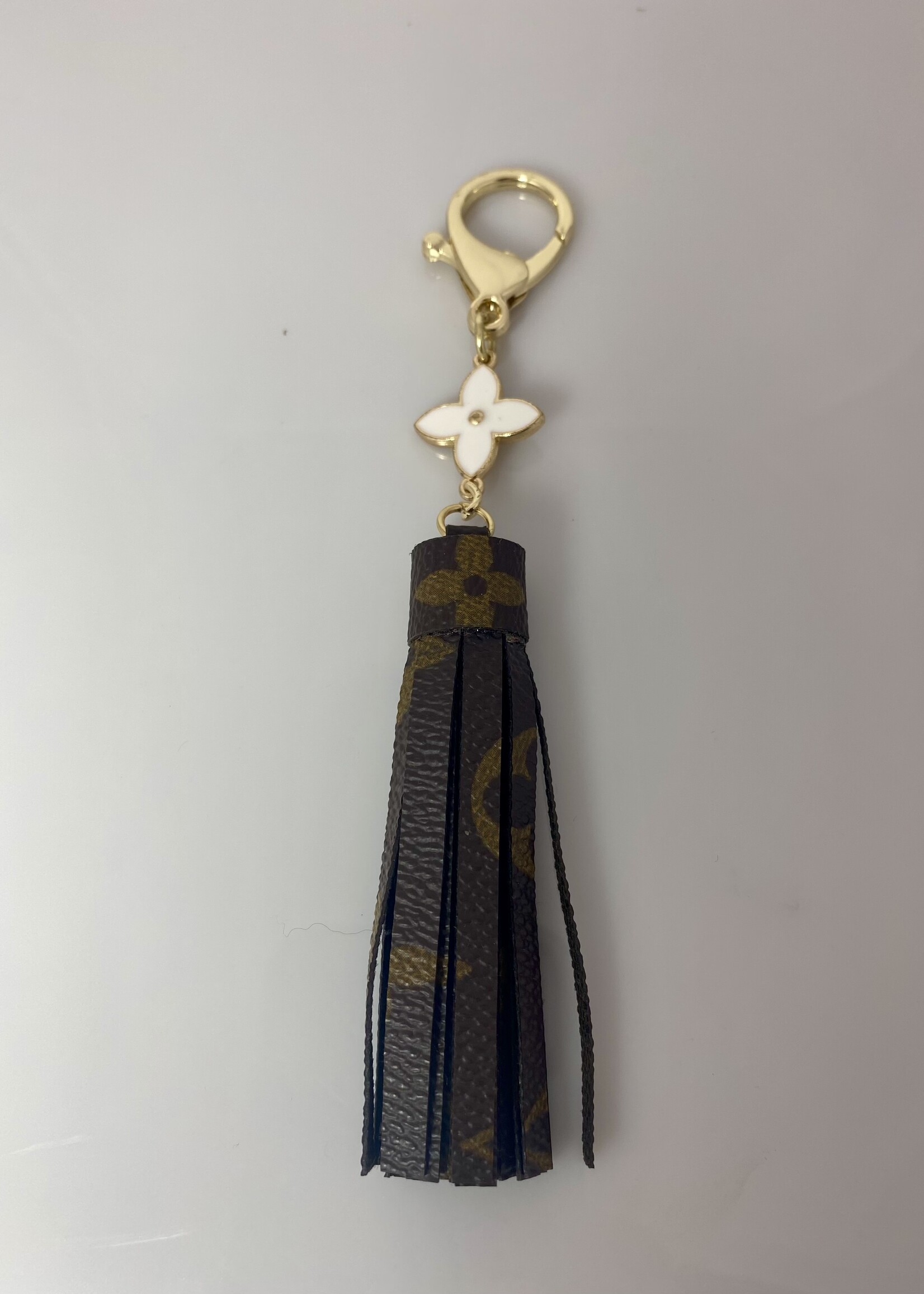 Repurposed LV Tassel with Charm