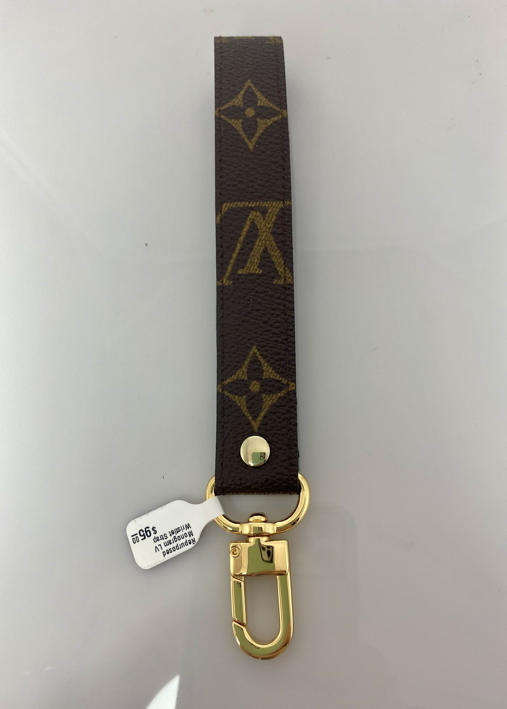 Repurposed Monogram LV Wristlet Strap