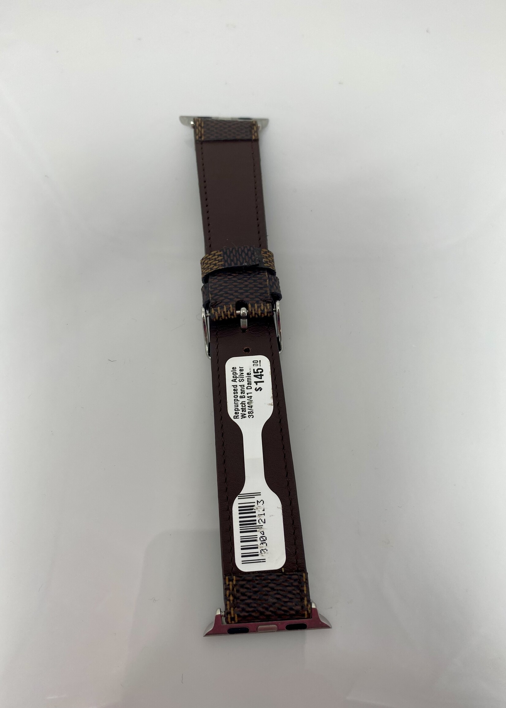 Repurposed Apple Watch Band Silver 38/40/41