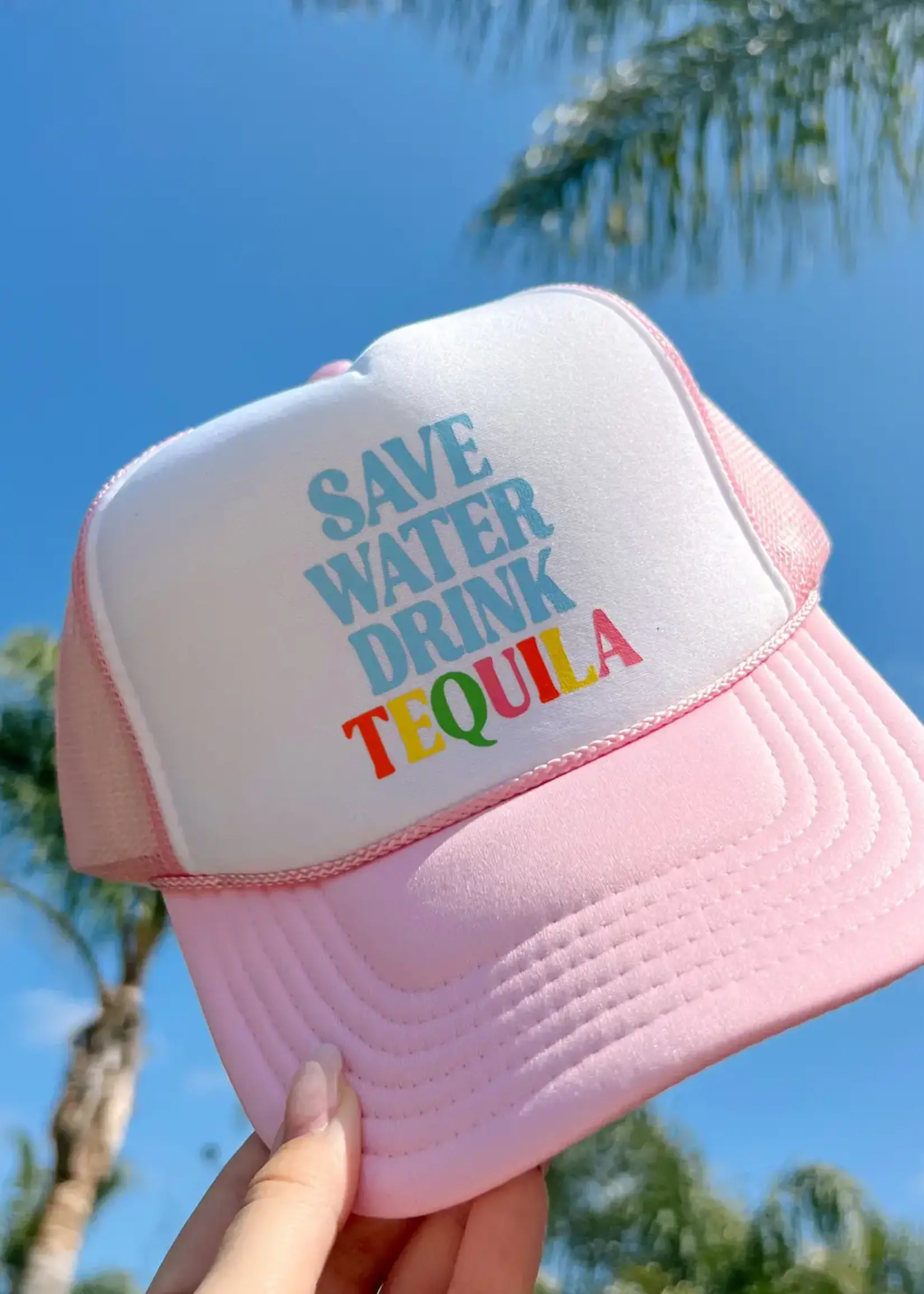 Save Water Drink Tequila Trucker Hat