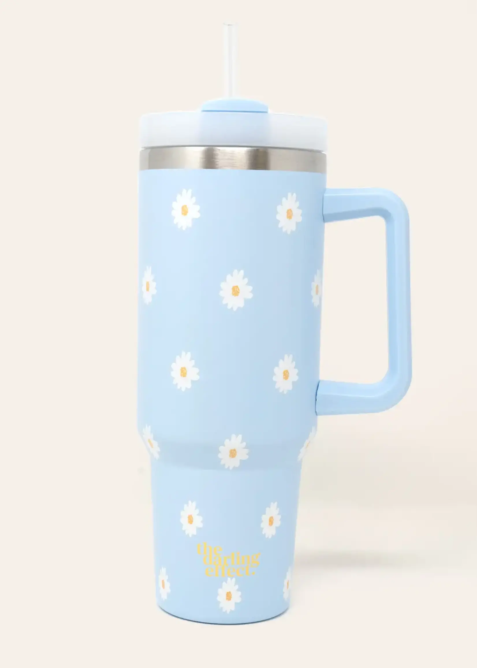 Take Me Everywhere Tumbler - Blue Daisy