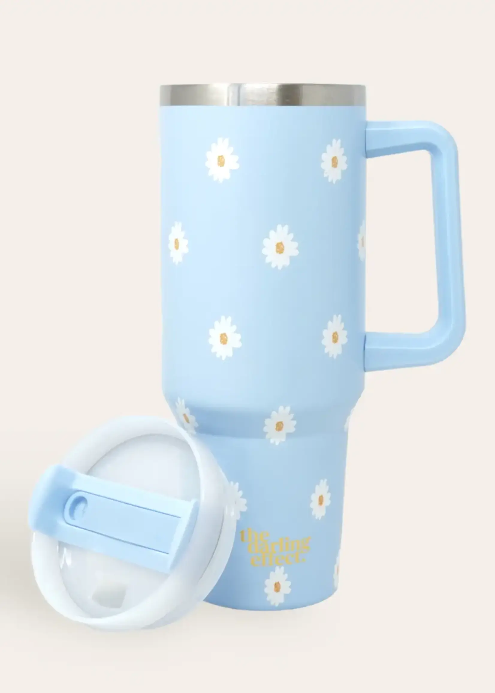 Take Me Everywhere Tumbler - Blue Daisy