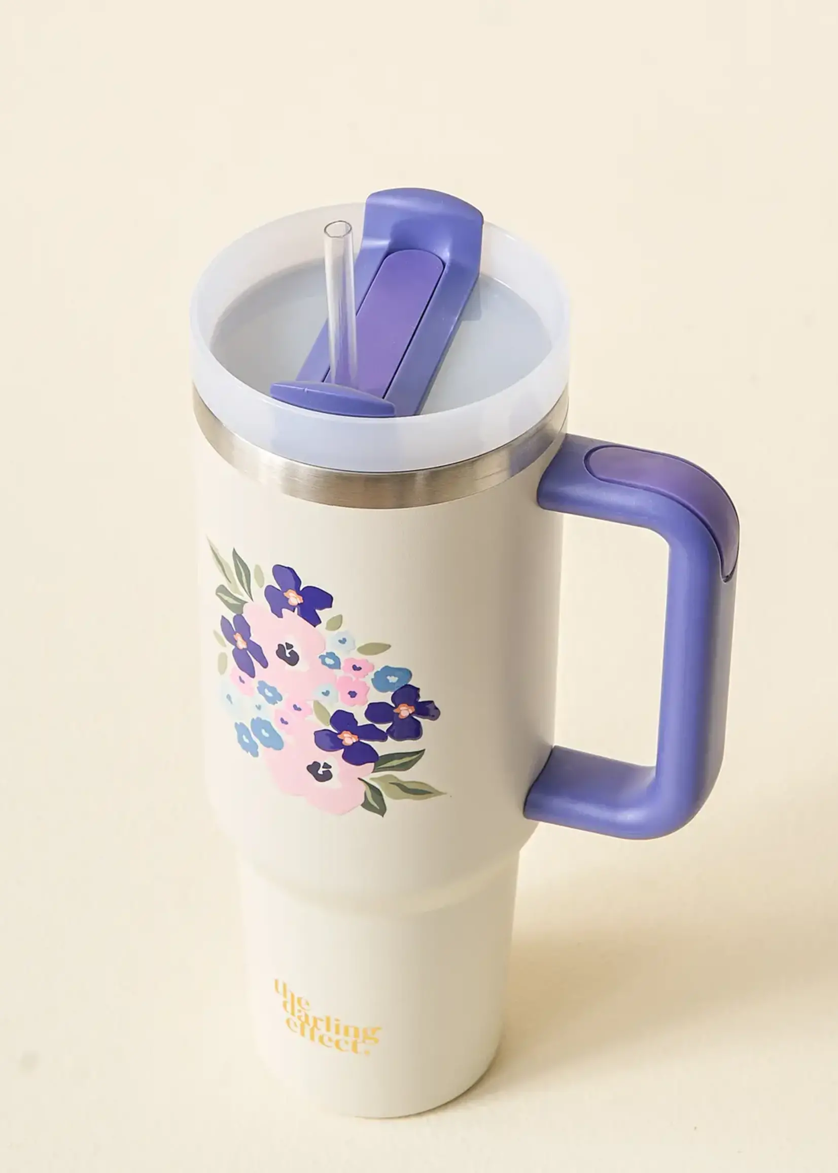 Take Me Everywhere Tumbler - Bloom Cream