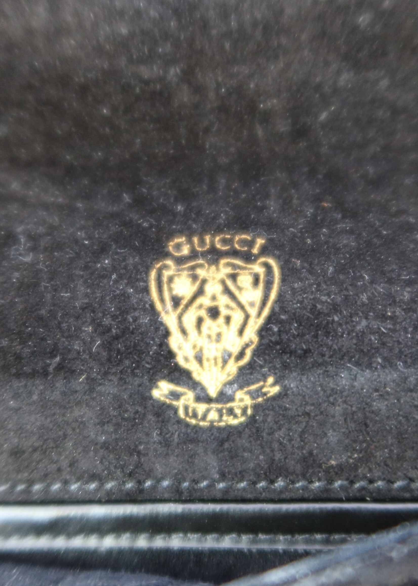 Vintage Black Gucci Clutch
