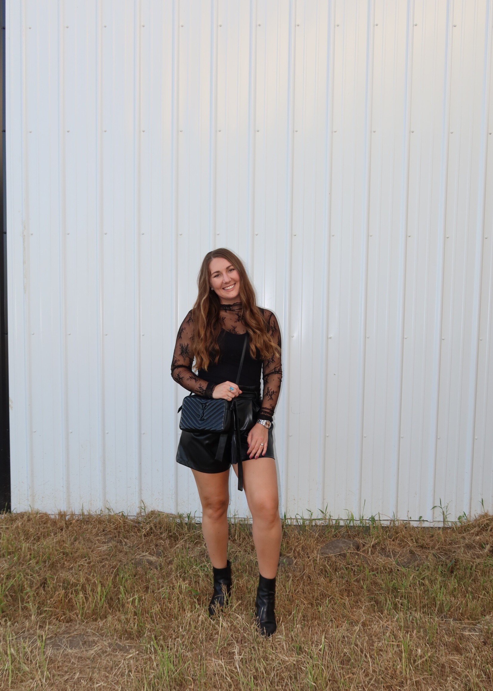 High Waisted Leather Shorts