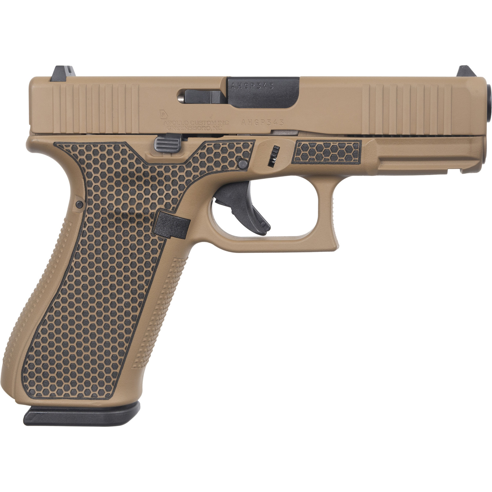 GLOCK GLOCK 45 - 9mm 17rnd - Patriot Brown Honeycomb