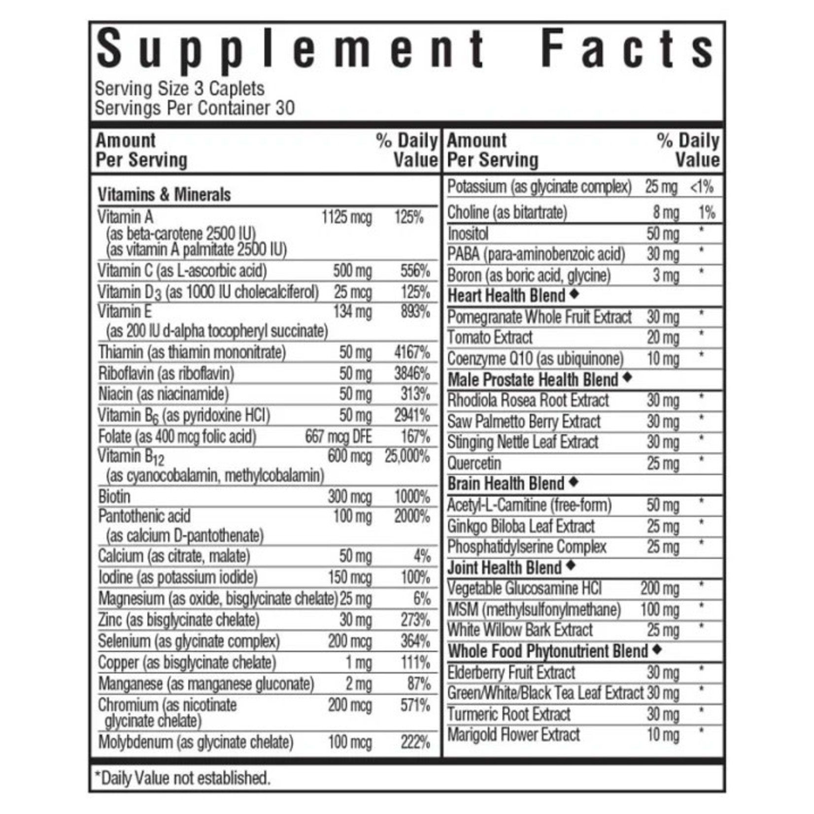 Bluebonnet Nutrition Bluebonnet Nutrition Age-Less Choice Whole Food Based Multiple for Men 50+,  90 Caplets