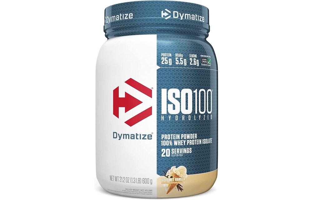 Dymatize ISO100 Hydrolized 100% Whey Protein Isolate, 20 Servings