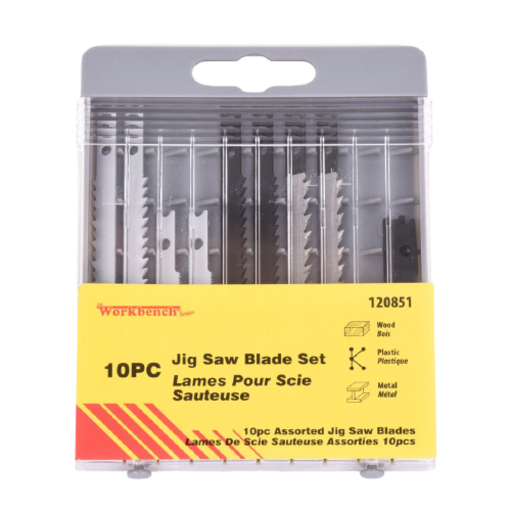 10PC JIG SAW BLADE SET