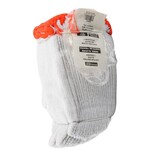 WHITE KNITTED POLY / COTTON SMALL(RED) GLOVES