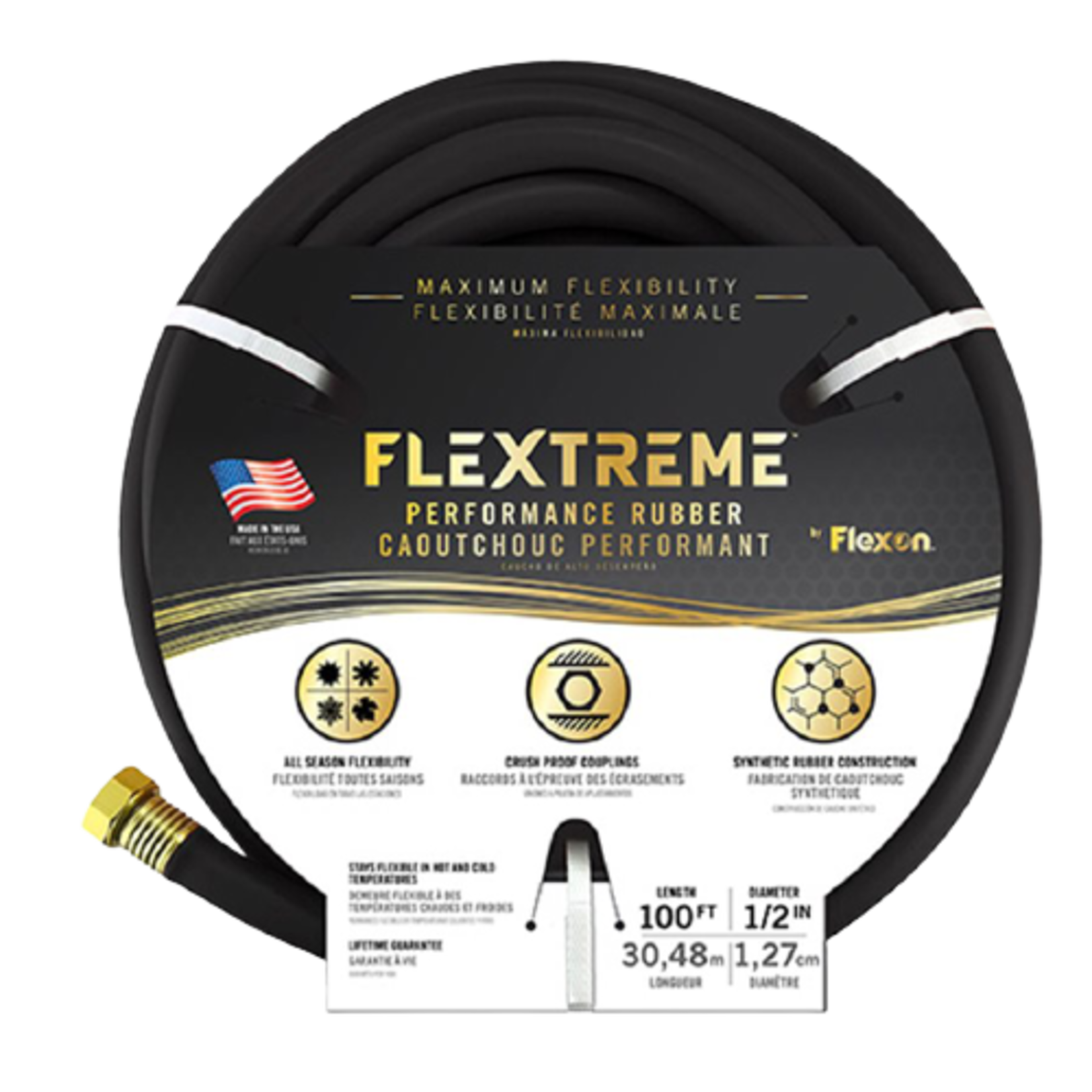 FLEXTREME 100' RUBBER HOSE 1/2IN
