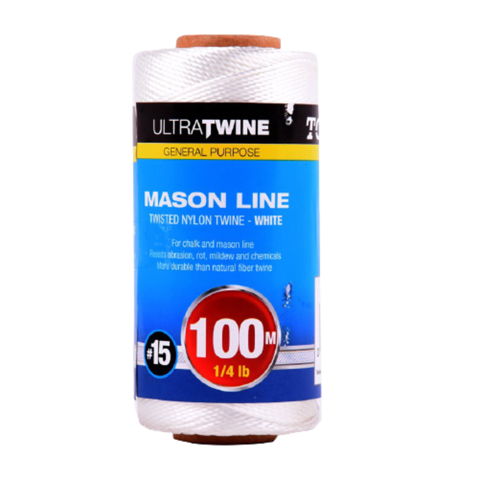MASON LINE WHITE NYLON 1/4LB 100M
