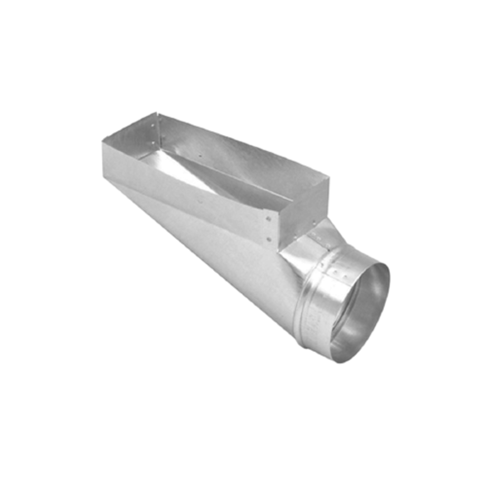 GALVANIZED DUCT END BOOT 4 X 10 X 5 North Cobalt Flea Market