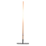 FORGED 16T EXTRA HD LEVEL RAKE, STEEL FERRULE, 60IN WOOD HDL - PICKUP ONLY