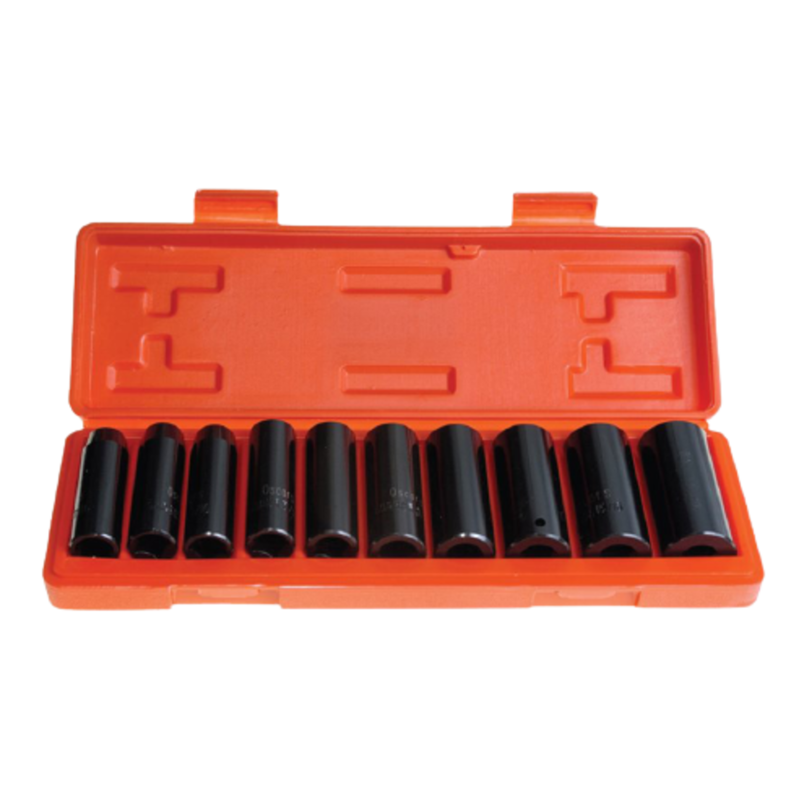 11PC SOCKET SET  1/2IN DR. (DEEP IMPACT) SAE