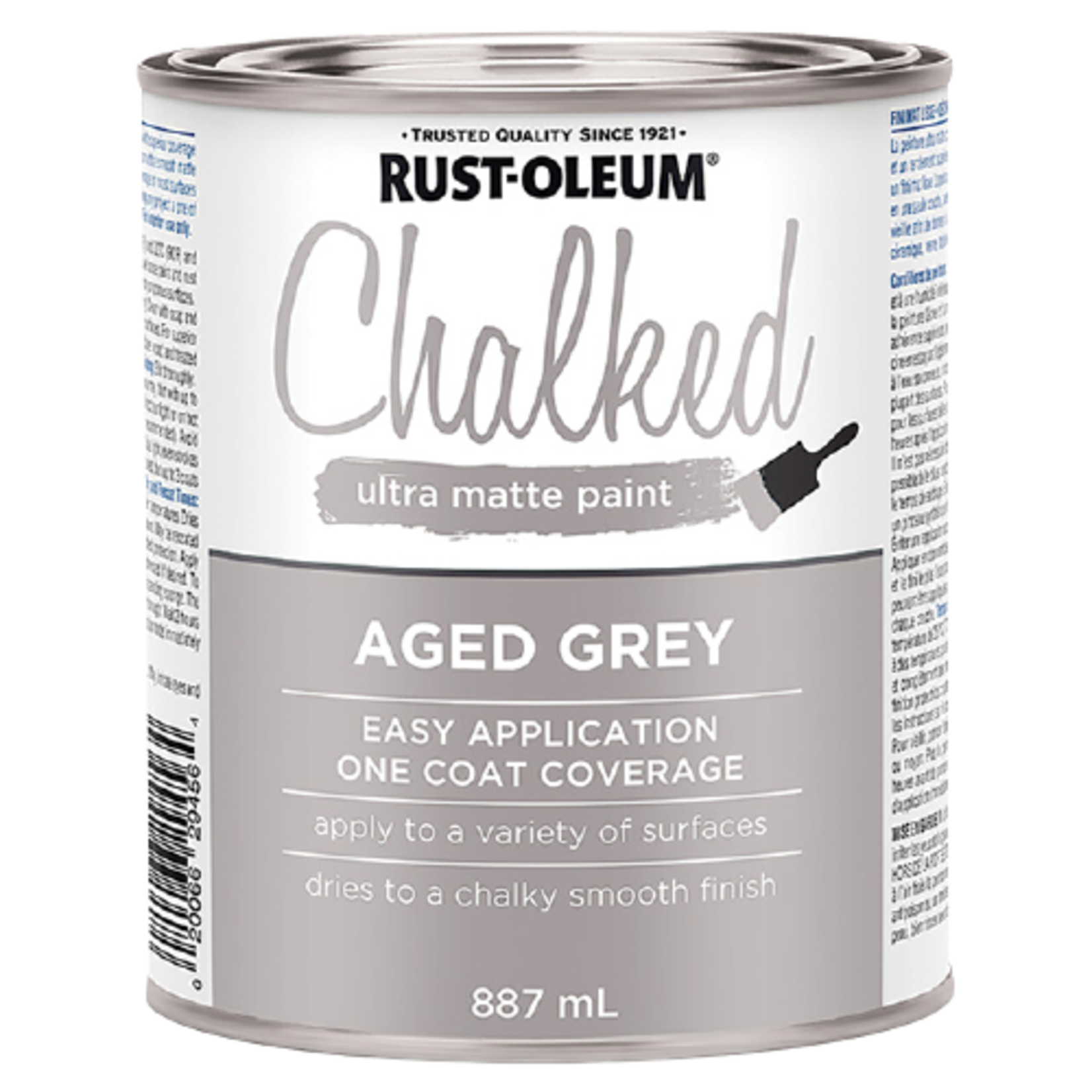 CHALKED PAINT AGED GRAY 887ML
