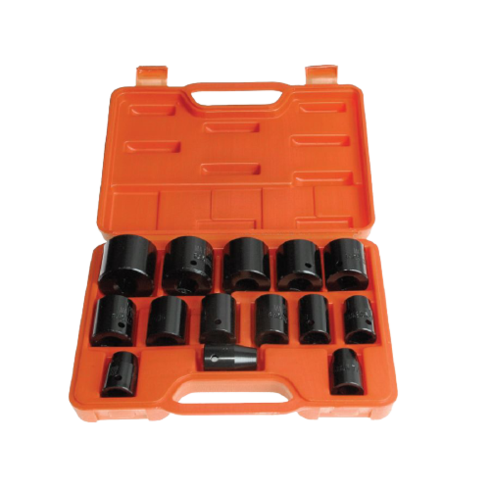 15PC SOCKET SET  1/2IN DR. (SHALLOW IMPACT) SAE