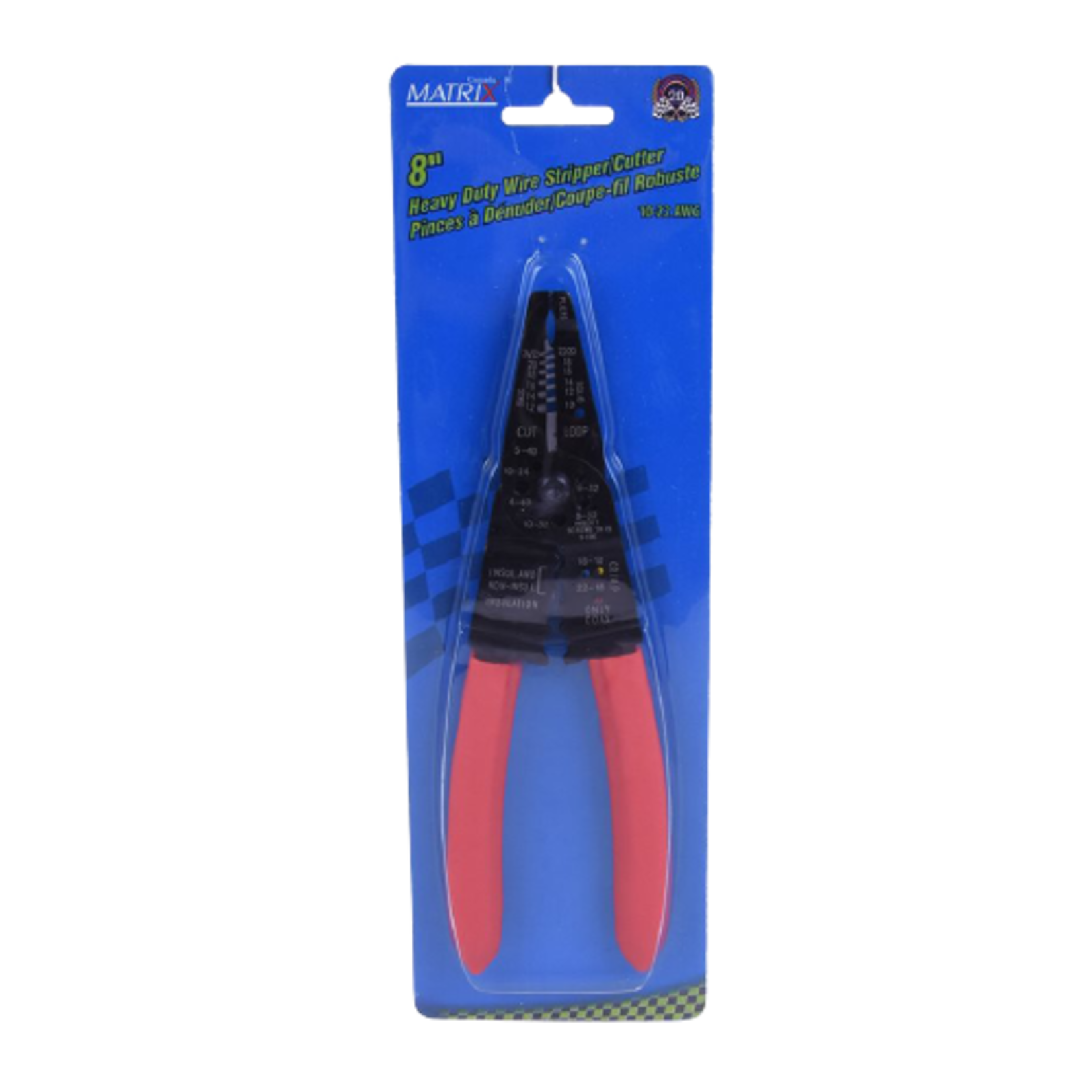 8 IN PRO WIRE STRIPPER / CUTTER / CRIMPER