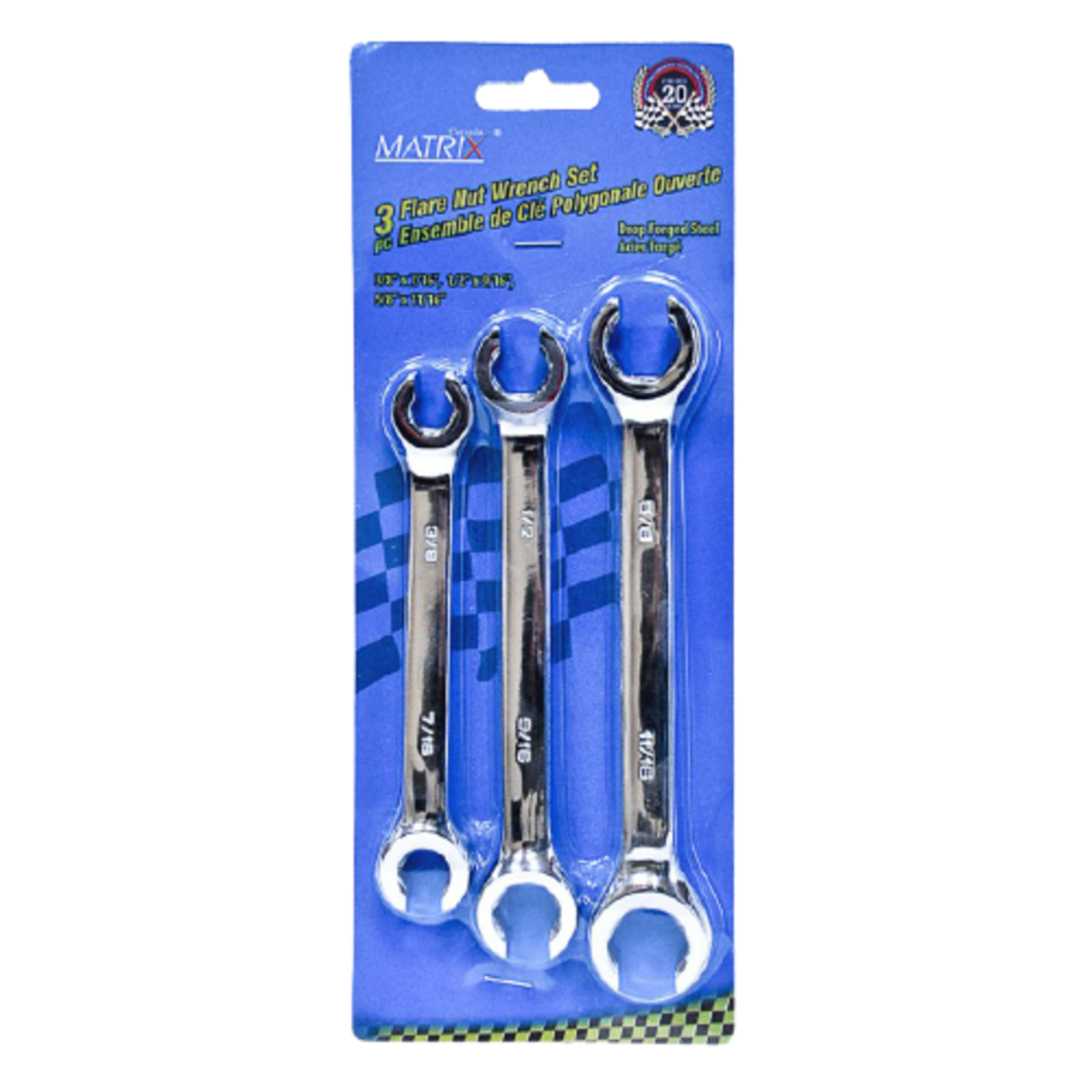 FLARE NUT WRENCH SET 3PC SAE North Cobalt Flea Market