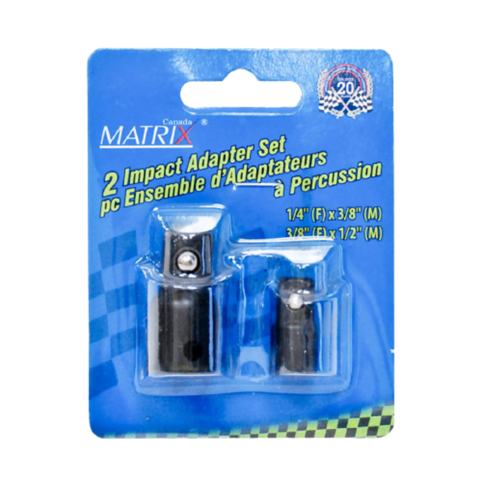 2 PC IMPACT ADAPTER SET