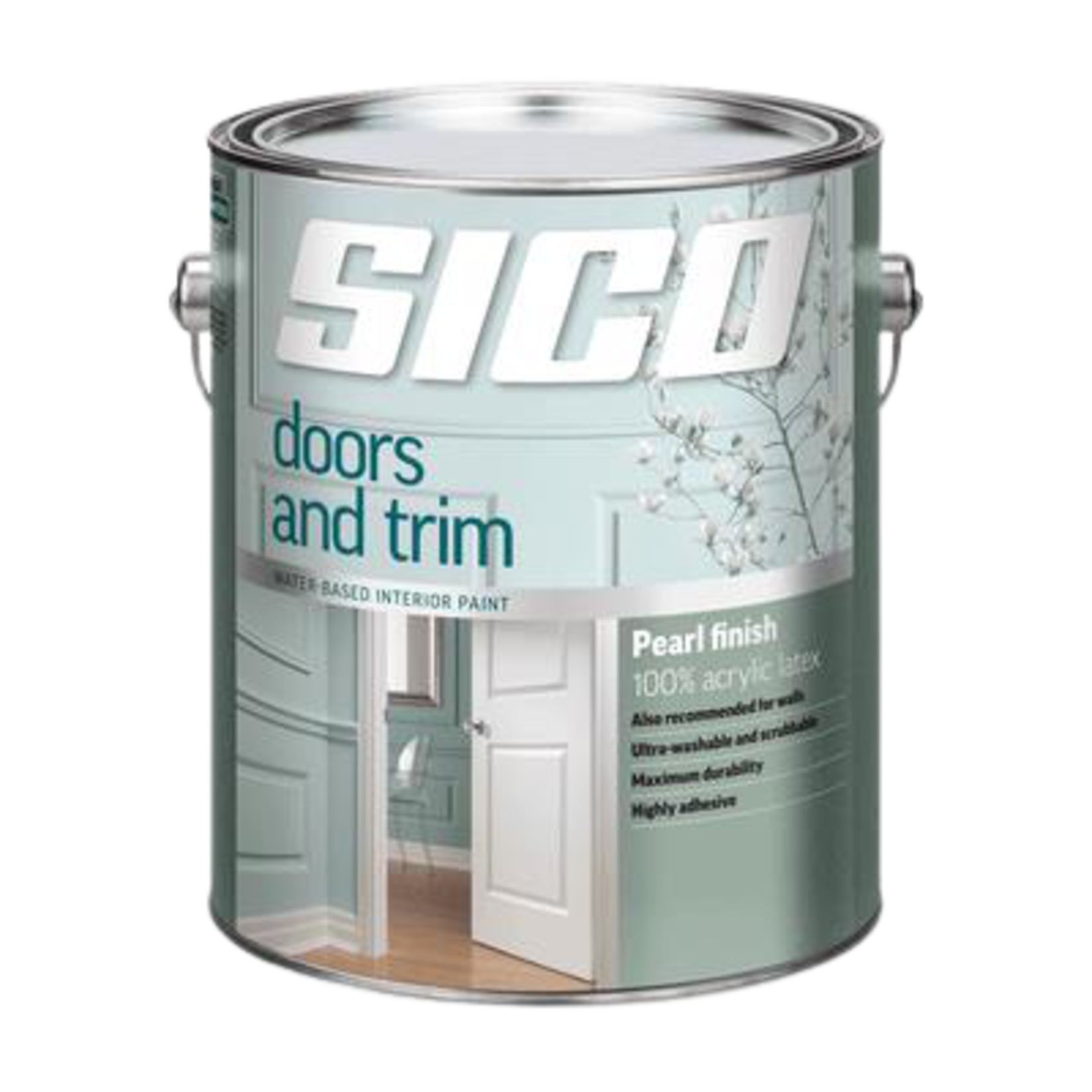 GALLON NATURAL WHITE DOORS AND TRIM PEARL FINISH SICO