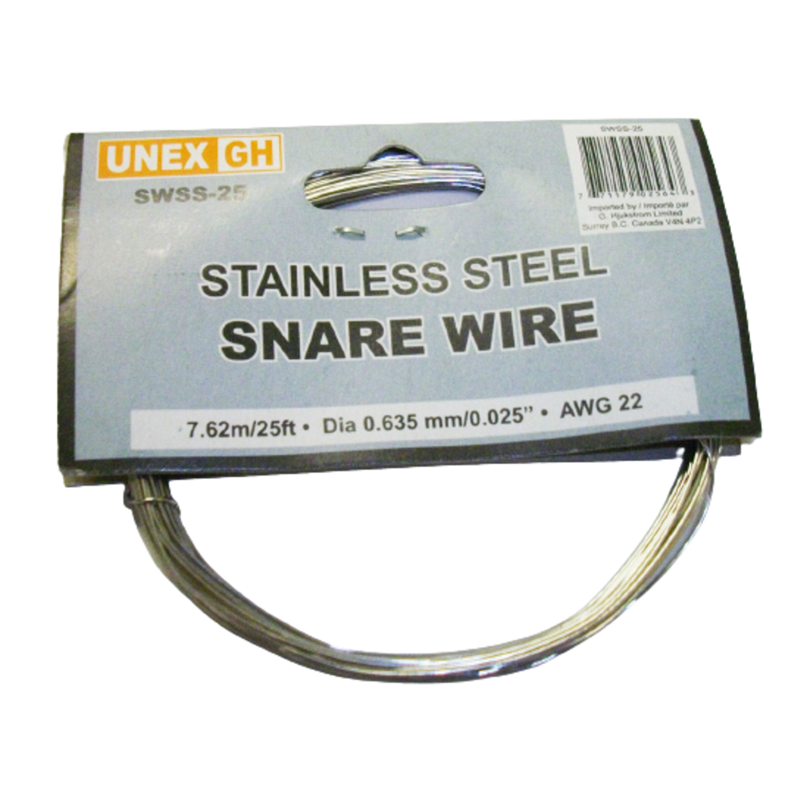 STAINLESS STEEL SNARE WIRE 25FT - North Cobalt Flea Market