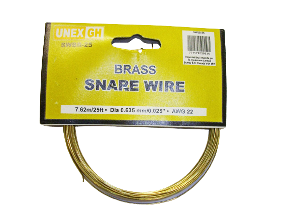 BRASS SNARE WIRE 25FT - North Cobalt Flea Market