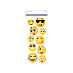 STICKERS - CLEAR - LARGE EMOJIS THEME