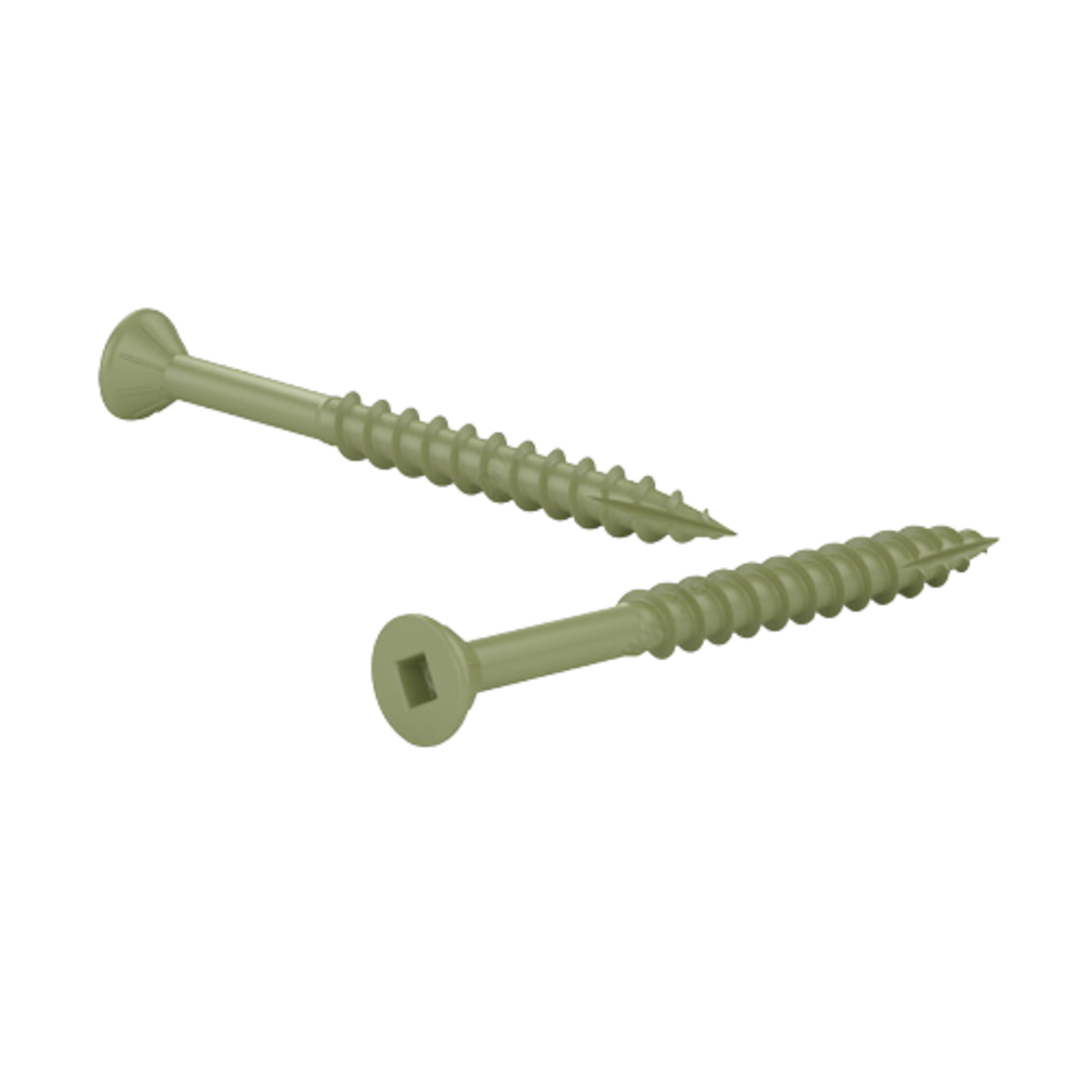 RELIABLE GREEN DECK SCREW, #8  2IN, 4000PK