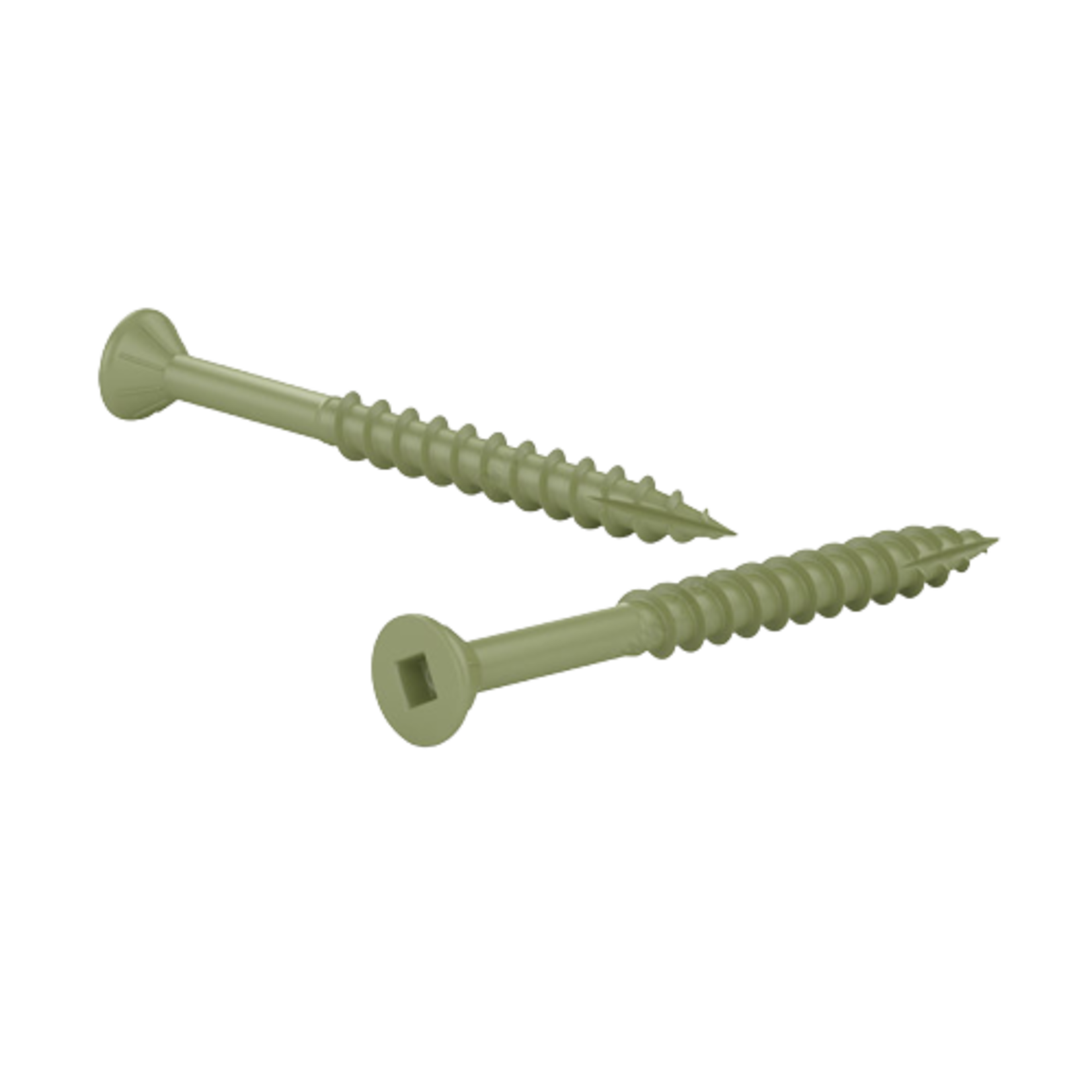 RELIABLE GREEN DECK SCREW, #10  3-1/2IN, 1500PK
