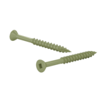 RELIABLE GREEN DECK SCREW, #8 3IN, 2000PK