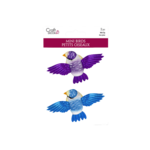 2.1INx3.8IN MINI FLYING BIRD WITH GATOR CLIP B)VIOLET/BLUE