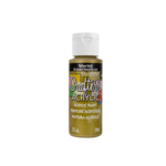 CRAFTERS ACRYLIC PAINT - 2 OZ CRAFT AND HOBBY-   A146 YELLOW GOLD