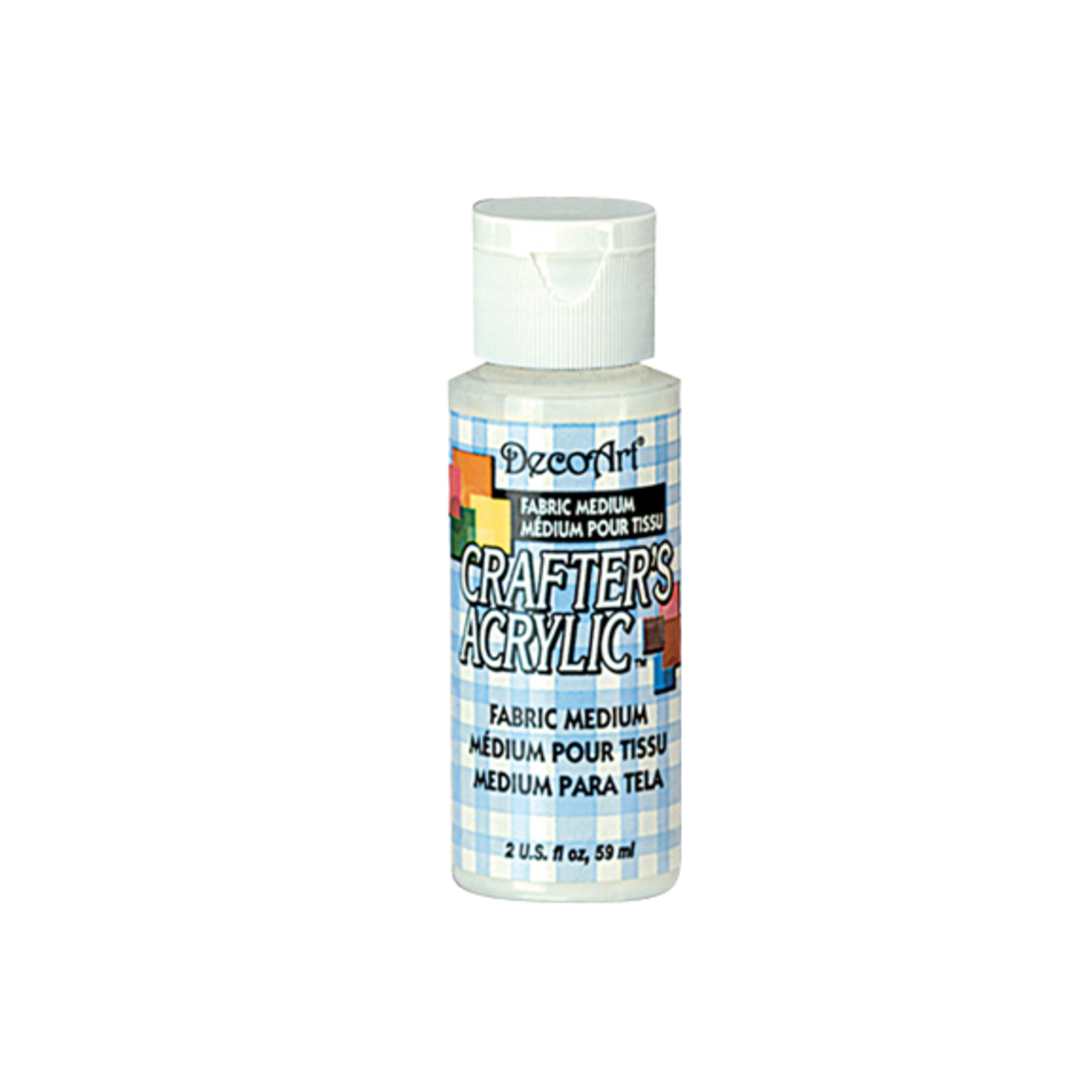 CRAFTERS ACRYLIC PAINT - 2 OZ CRAFT AND HOBBY-   A48 FABRIC MEDIUM