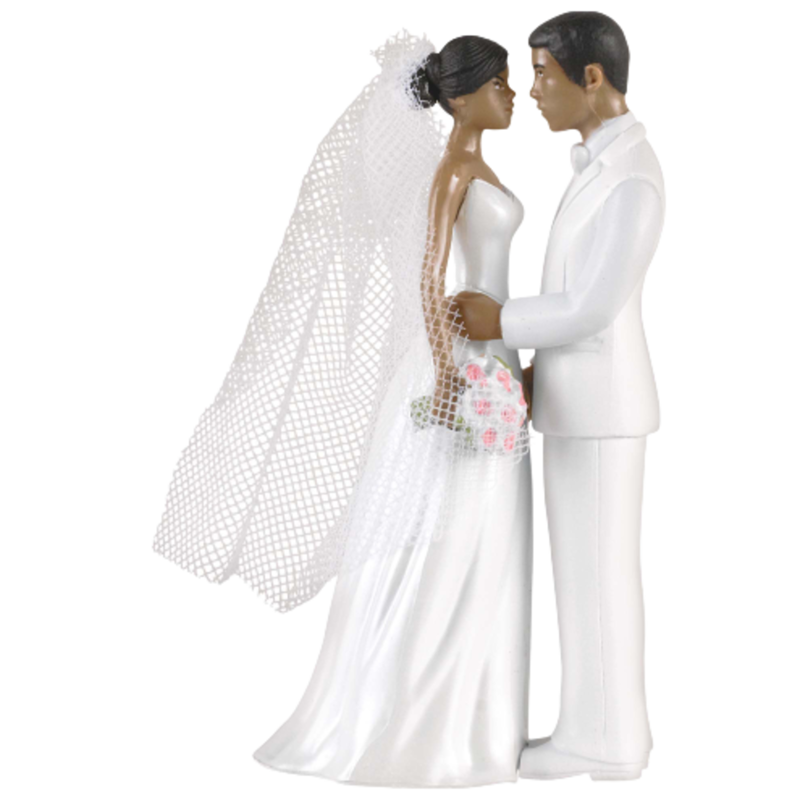 CAKE TOPPER AFRICAN AMERICAN COUPLE