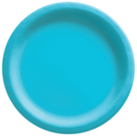 6 3/4IN ROUND PAPER PLATES  - CARIBBEAN