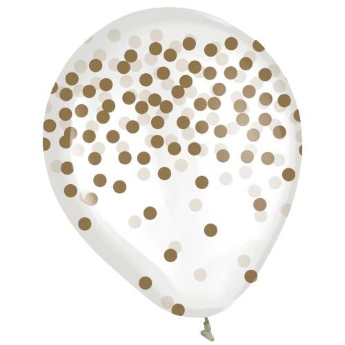 GOLD CONFETTI BALLOONS North Cobalt Flea Market