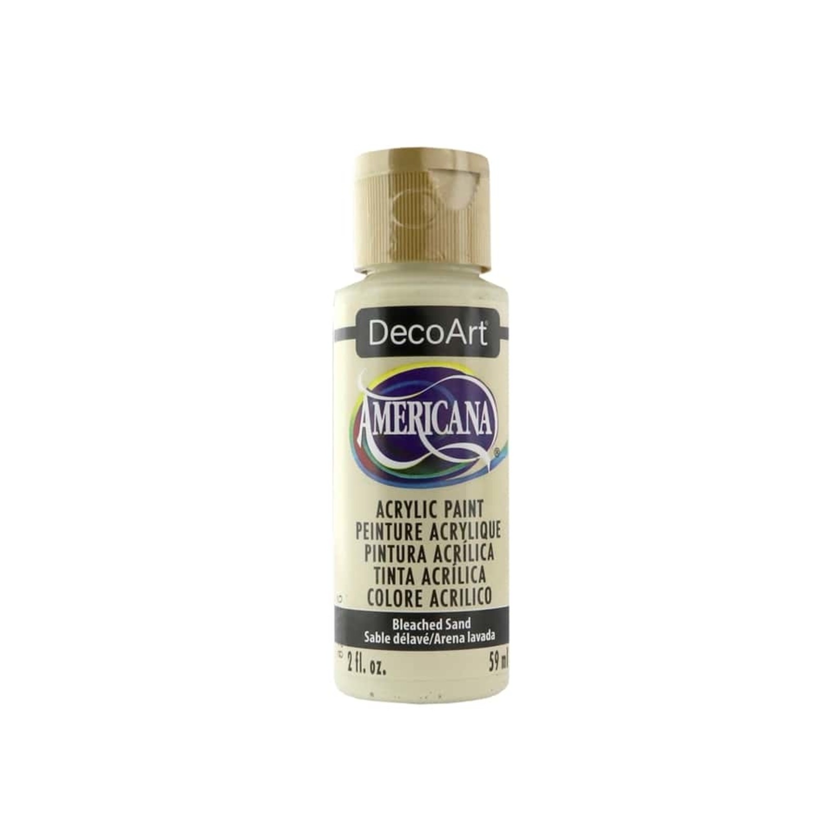 DECO ART AMERICANA ACRYLIC PAINT - 2 OZ - BLEACHED SAND