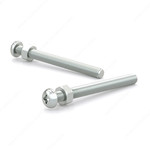 RELIABLE MACHINE SCREW WITH NUT, PAN HEAD, 1/4" 2-1/2IN, 4PK BLISTER